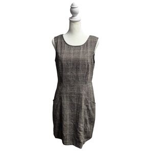NEW Showpo. Mood Booster Sheath Sleeveless Houndstooth Check Mini Dress 8 NWT